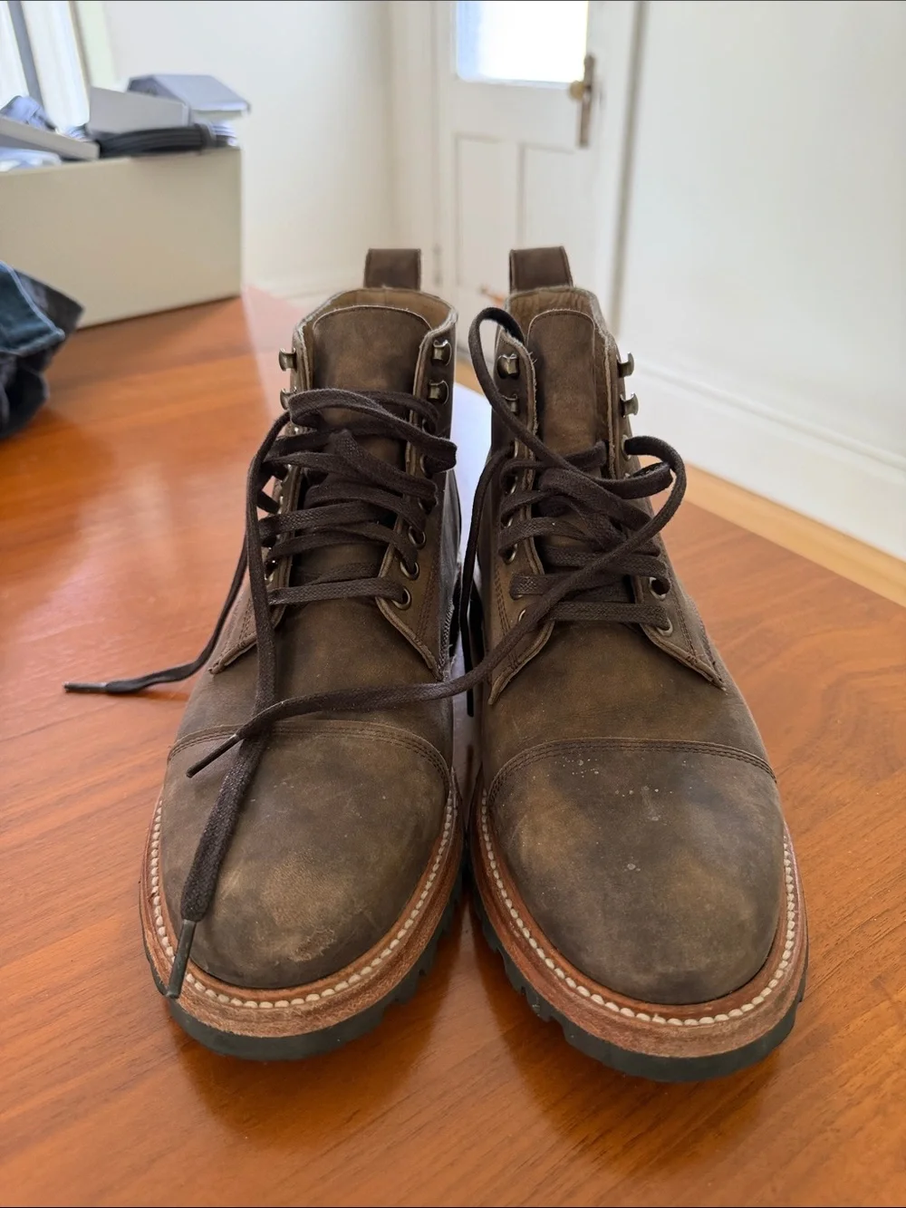 Taylor Stitch Mens Moto Boot | 8.5